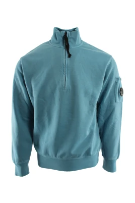 Diagonal Fleece Quarter Zip Sweatshirt