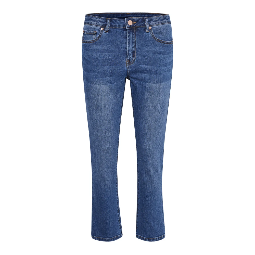 Jeans > Cropped Jeans - - Kaffe - Modalova