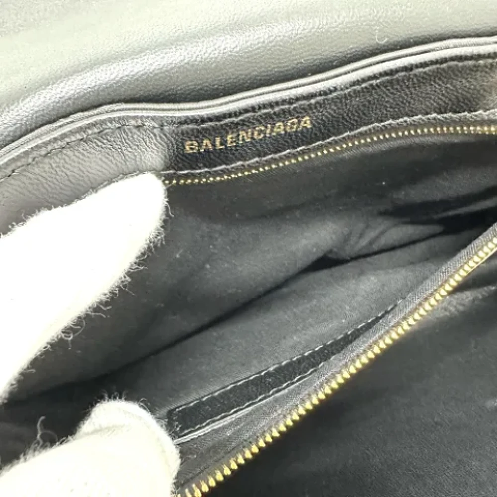 Balenciaga Vintage Pre-owned Leather shoulder-bags Black Dames