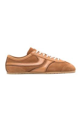 camel-brown-panelled-lace-up-sneakers