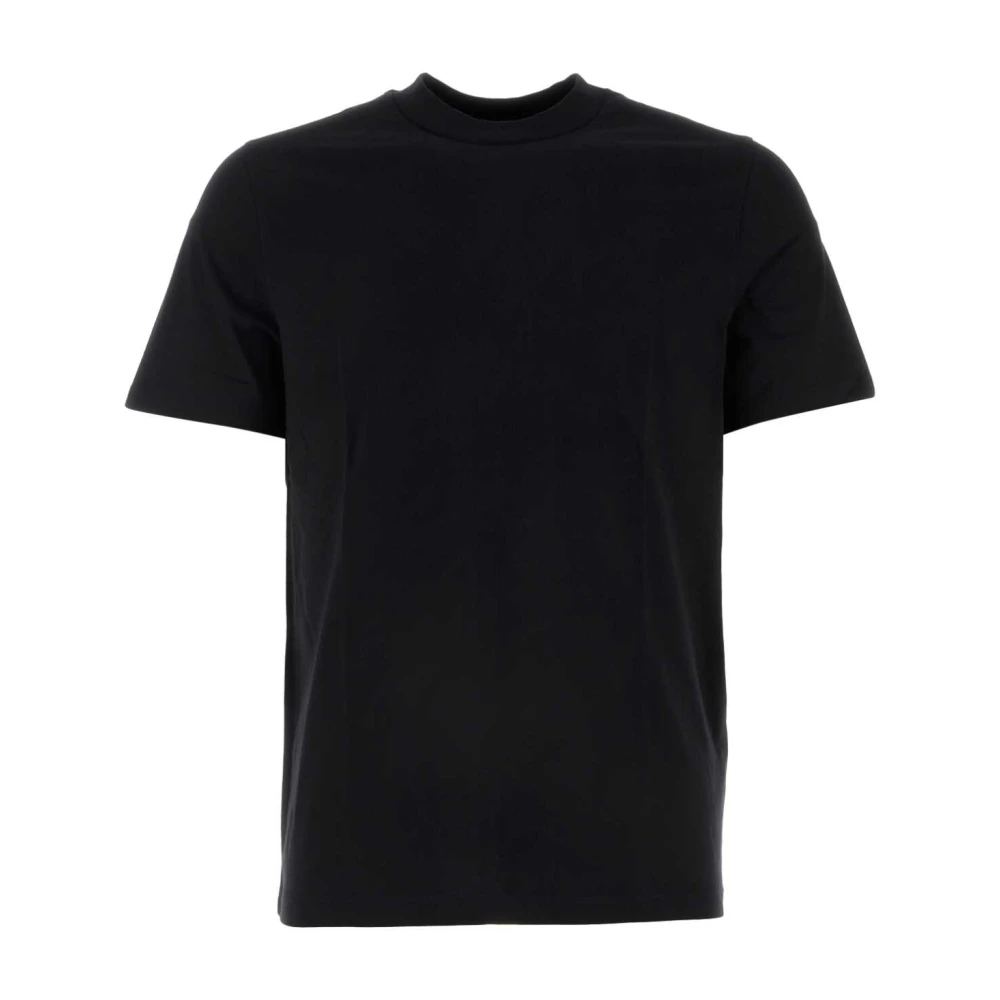 Jil Sander Klassiek Zwart Katoenen T-Shirt Black Heren