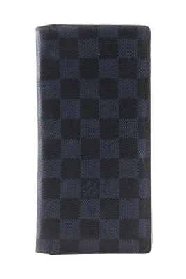 Pre-owned Portefeuille Brazza Damier Graphite Plånbok