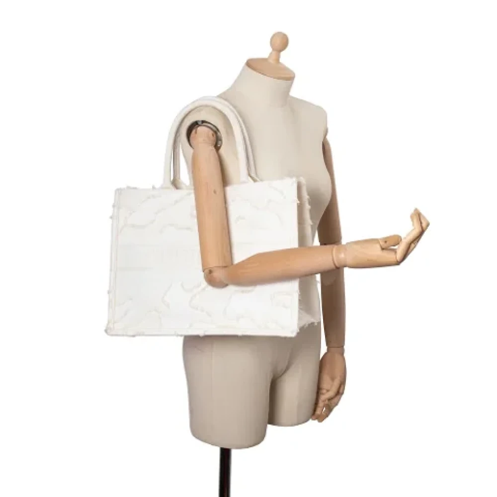 Dior Vintage Pre-owned Canvas dior-bags White Dames