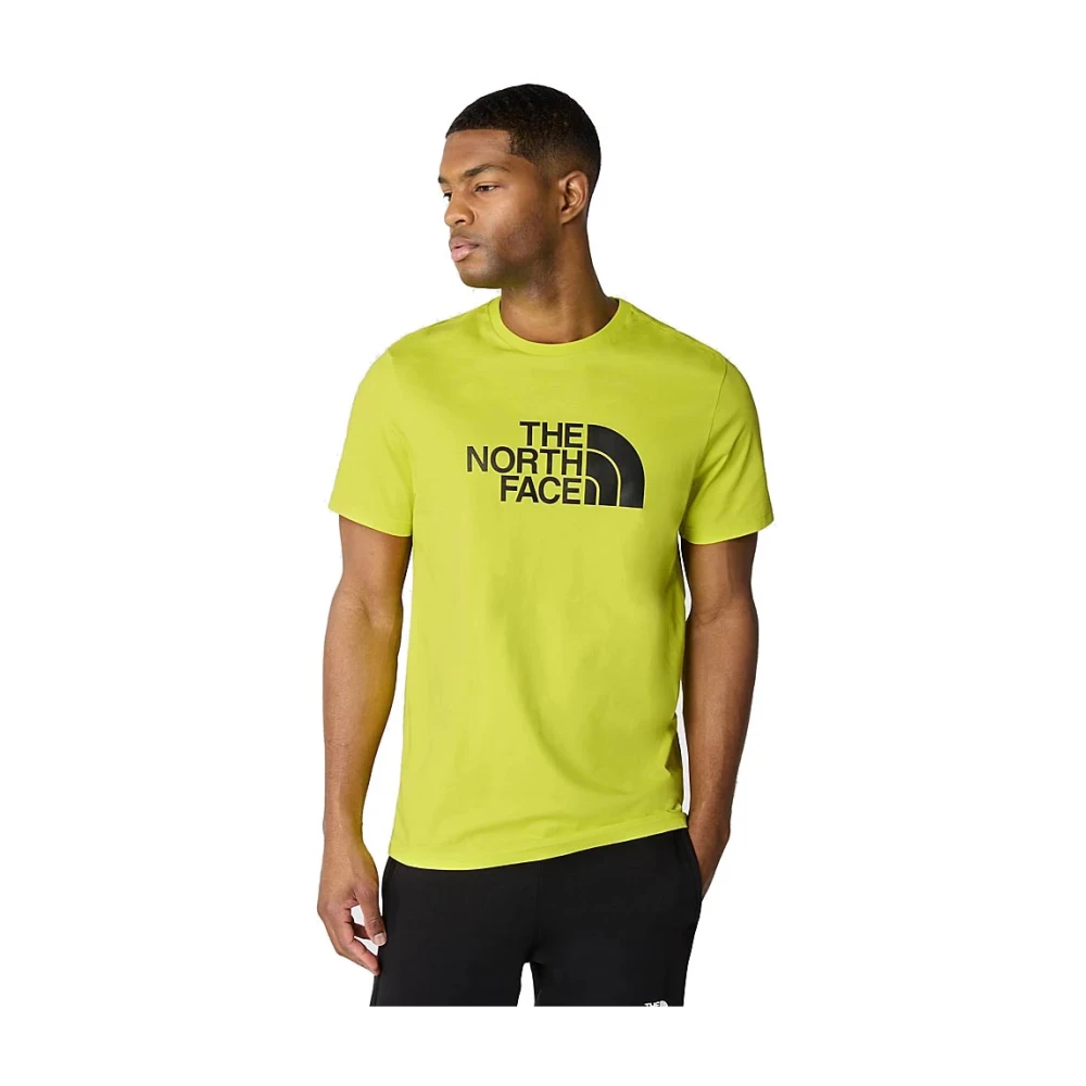 The North Face Easy Tee LED Gele Shirt Yellow Heren