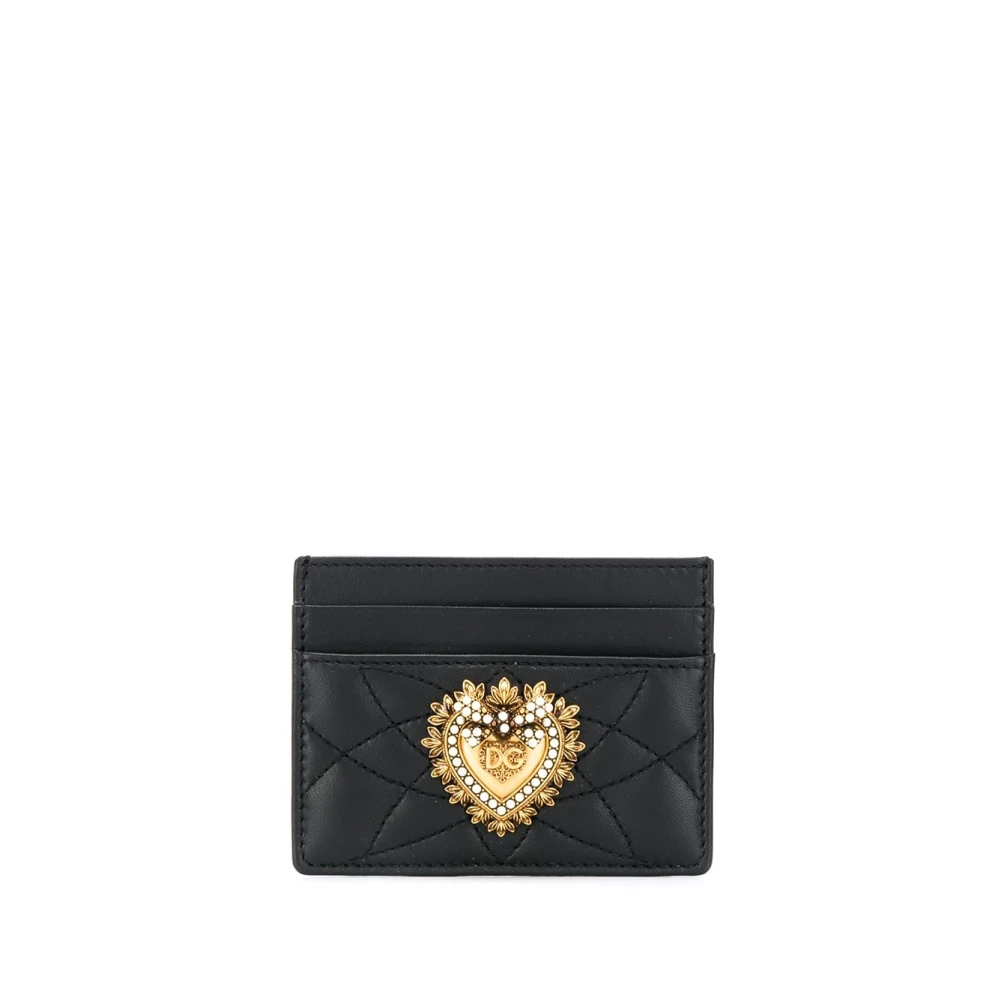 Dolce & Gabbana Zwarte Devotion Kaarthouder Black Dames