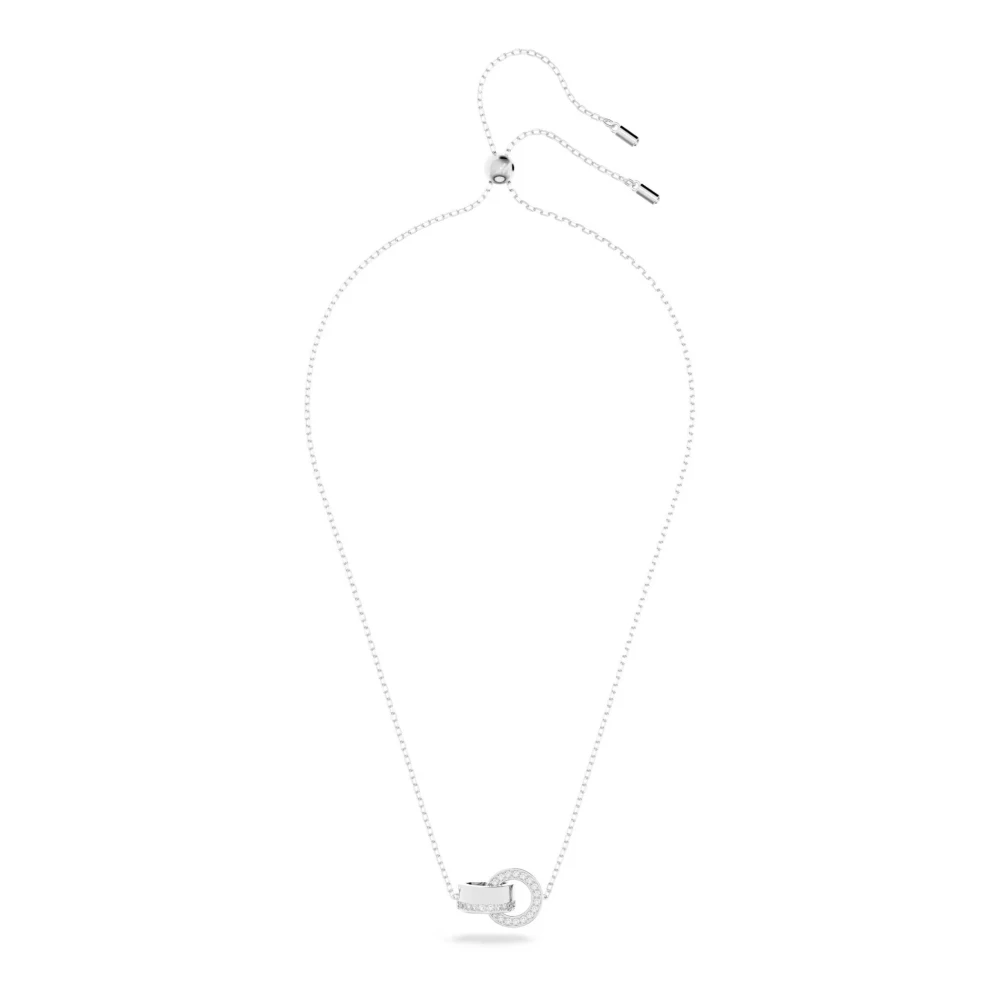 Swarovski Women's Gray Necklaces, One Size, Hollow Pendant Necklace