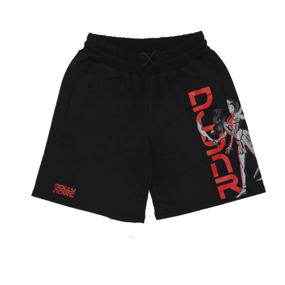 Dolly Noire Men's Black Sweatshorts Elastic Waist - Casual Shorts - Xl - Shorts