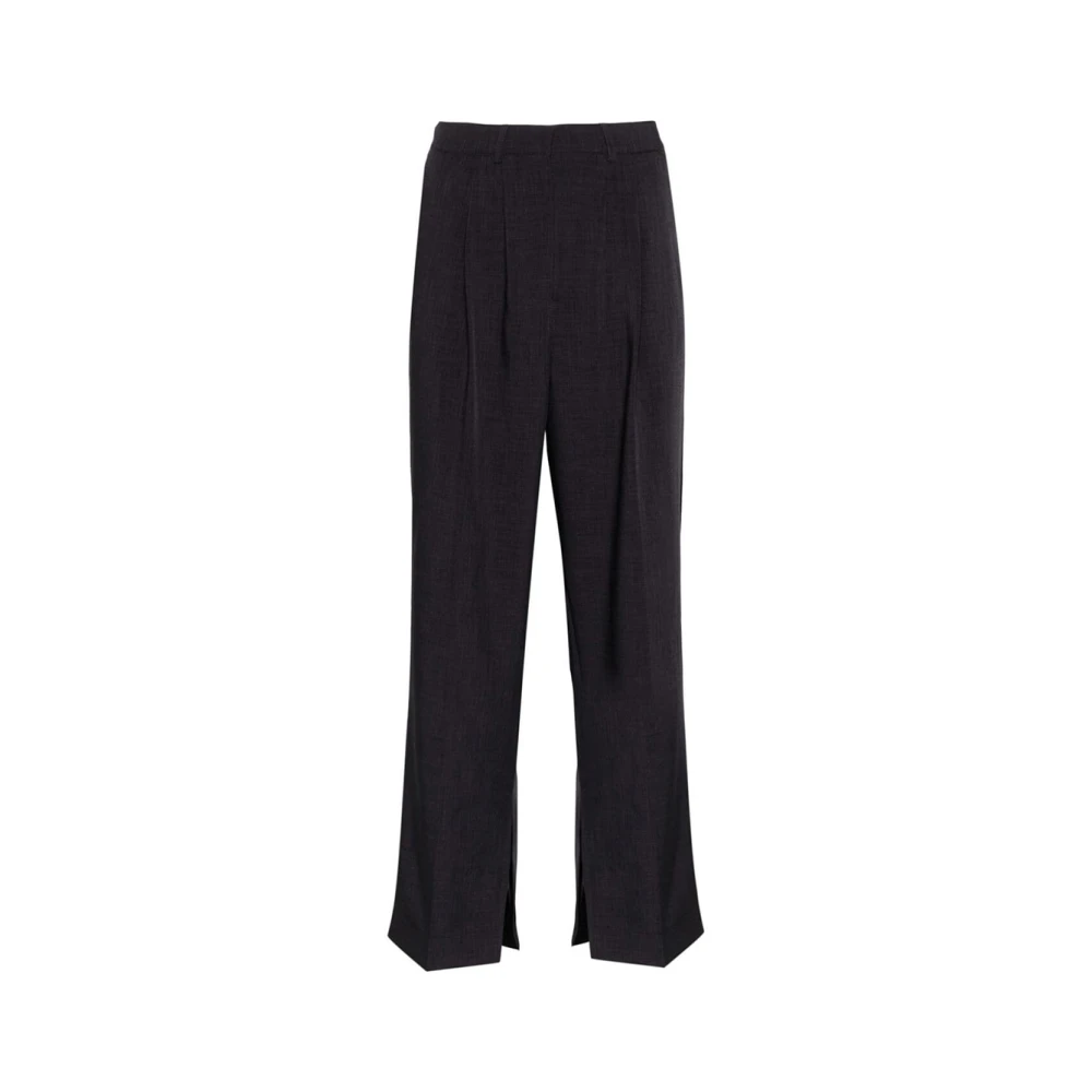 Birgitte Herskind Midnight Blue Getailleerde Broek met Plooien Blue Dames