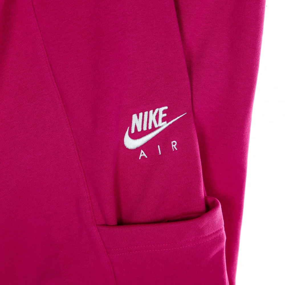 Nike Fireberry White Fleece Air Pant Pink Dames