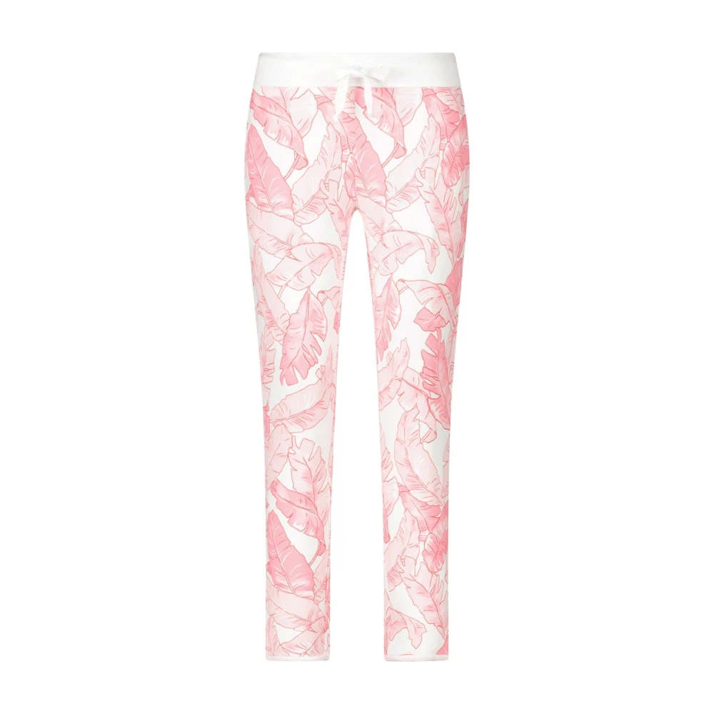 Juvia Natuurlijk Print Sweatpants Smilla Pink Dames