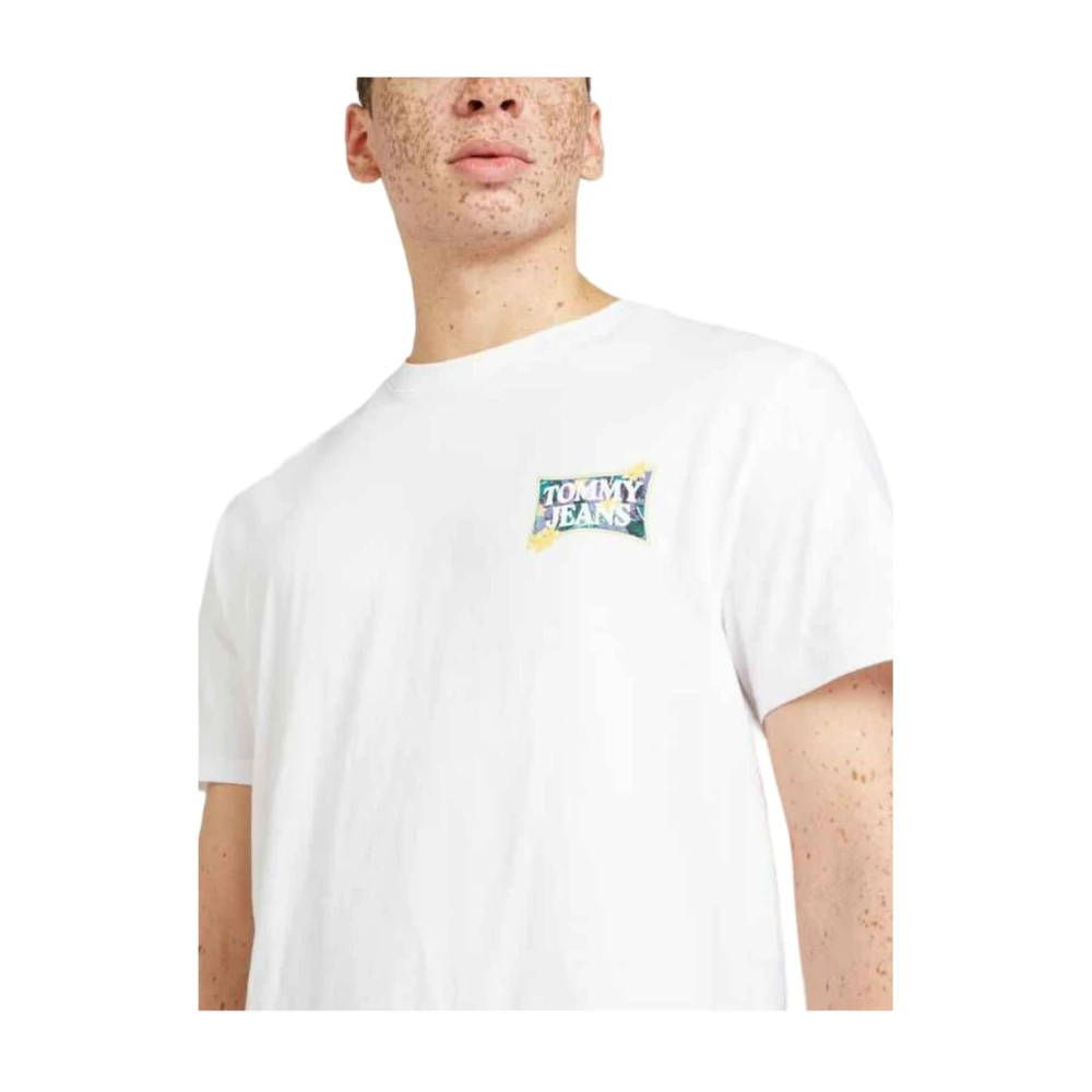Tommy Hilfiger Bloemenkracht Wit T-shirt White Heren