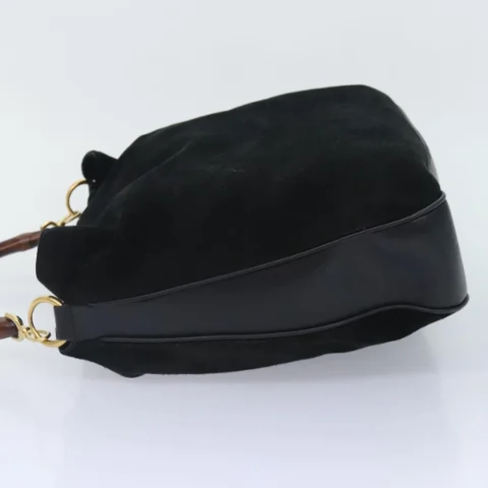 Gucci Vintage Pre-owned Suede gucci-bags Black Dames