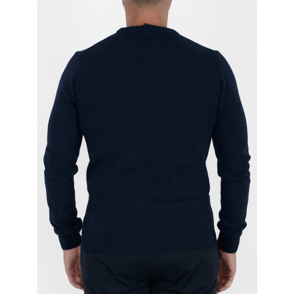 Colmar Blauwe Sweater Basic Ronde Hals Stijl Blue Heren