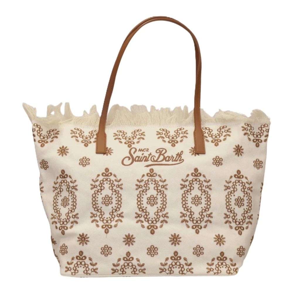 Mc2 Saint Barth Women's Beige Shopping Bags, One Size, City Bag