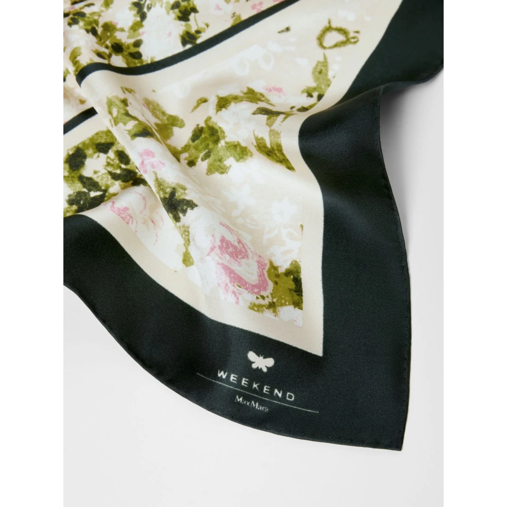 Max Mara Weekend Zijden sjaal met kleurrijk patroon Multicolor Dames