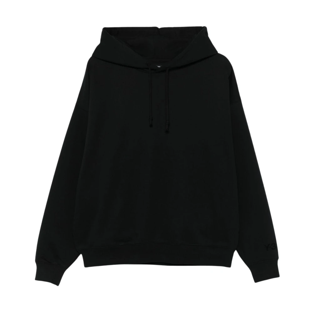 Y-3 Natuur-geïnspireerde grafische hoodie Black Heren