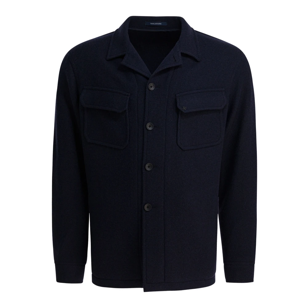 Tagliatore Men's Blue Clothing Coats Aw25