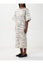 robe-midi-imprimee-abstraite