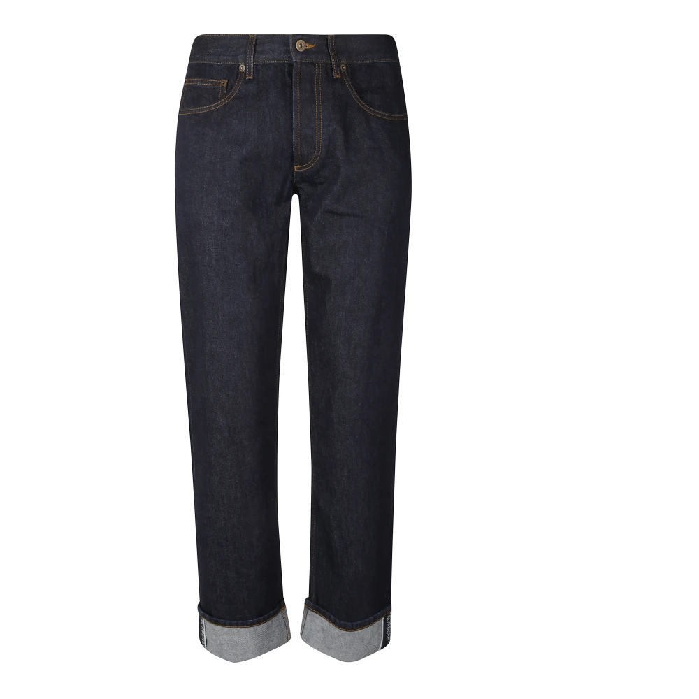 Burberry Men's Blue Straight Fit Jeans, W32, Straight Jeans