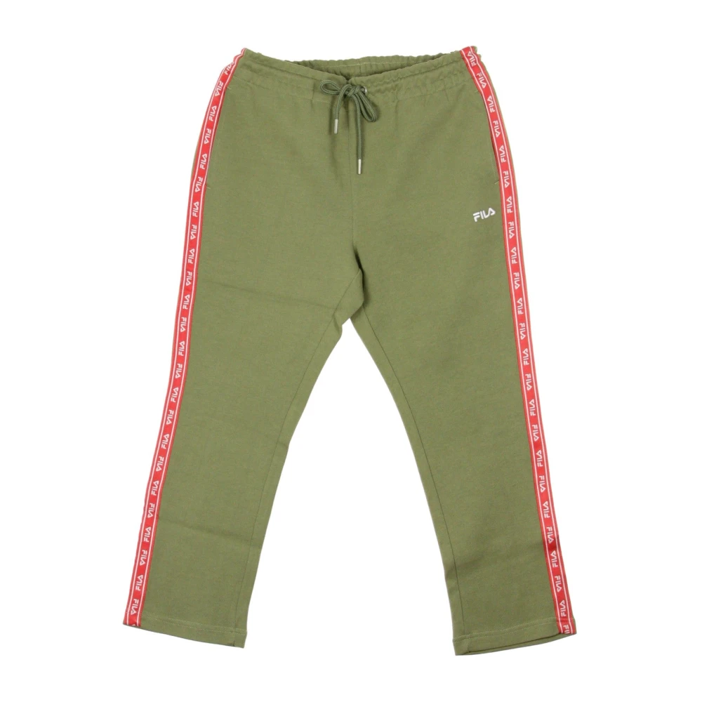 Fila Women's Green Lightweight Tracksuit Trousers In Deep - Sweatpants - M - Trousers