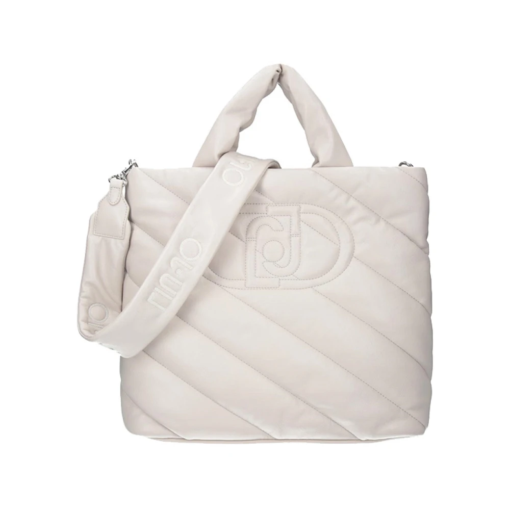 Liu Jo Elegante beige handtas met gouden details Beige Dames