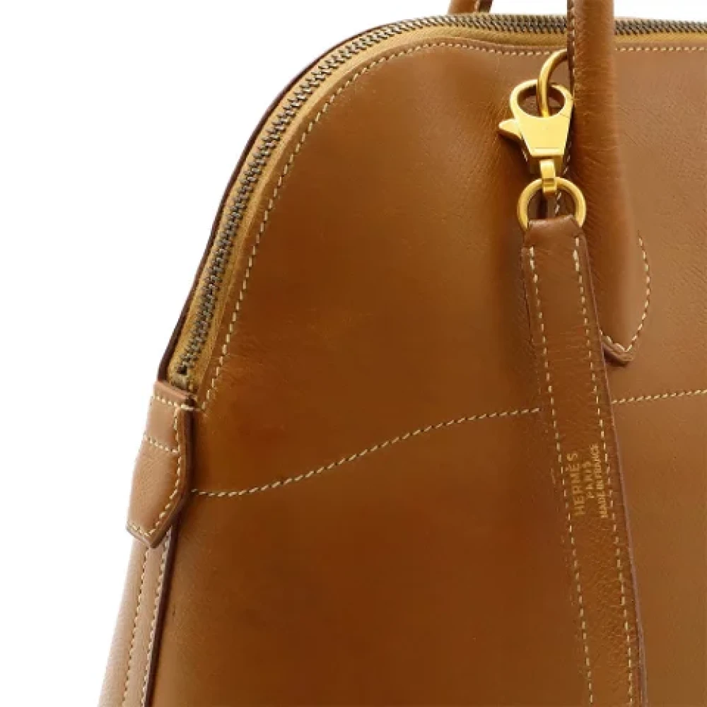 Hermès Vintage Pre-owned Leather handbags Brown Dames