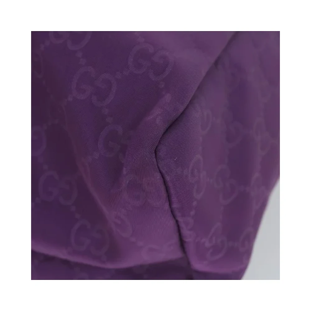 Gucci Vintage Pre-owned Canvas gucci-bags Purple Dames
