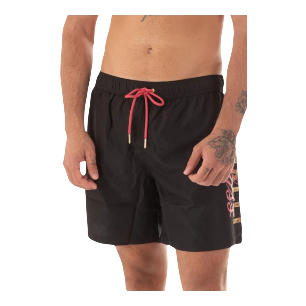 Just Cavalli Mannen Logo Kostuum Black Heren