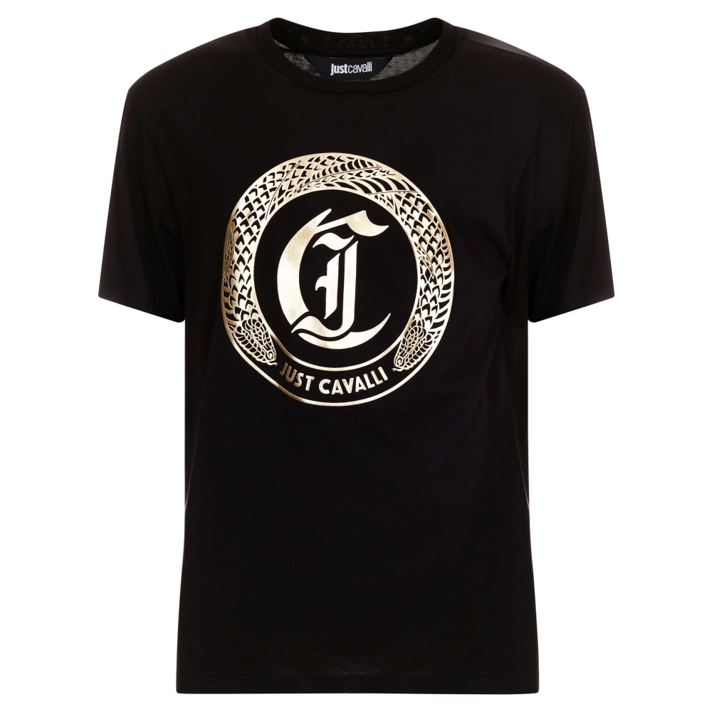 Just Cavalli T-shirts en Polos Black Heren