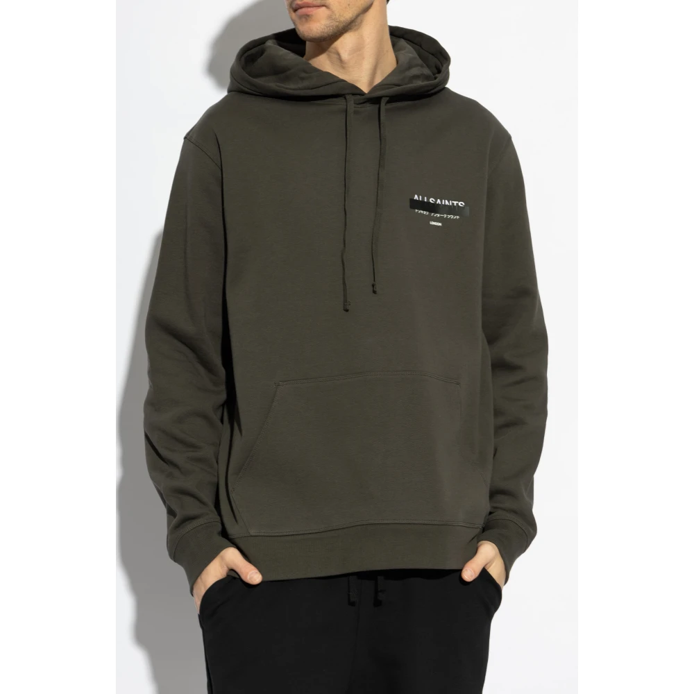 AllSaints Redact Hoodie Black Heren