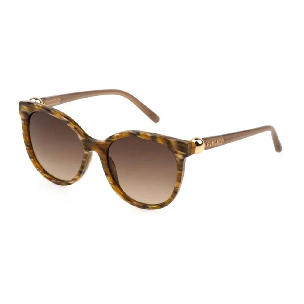 Furla Unisex Brown Sfu887 Sunglasses - Sunglasses - 54 Mm - Accessories