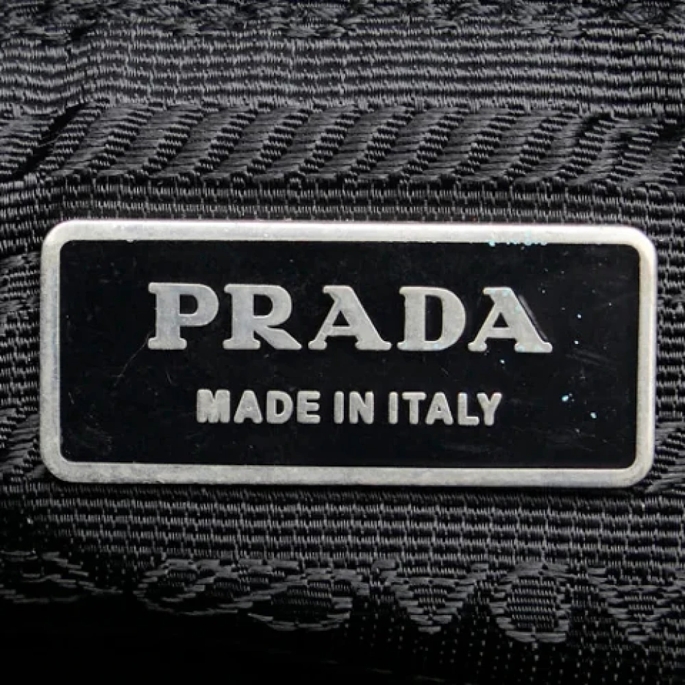 Prada Vintage Pre-owned Leather shoulder-bags Black Dames