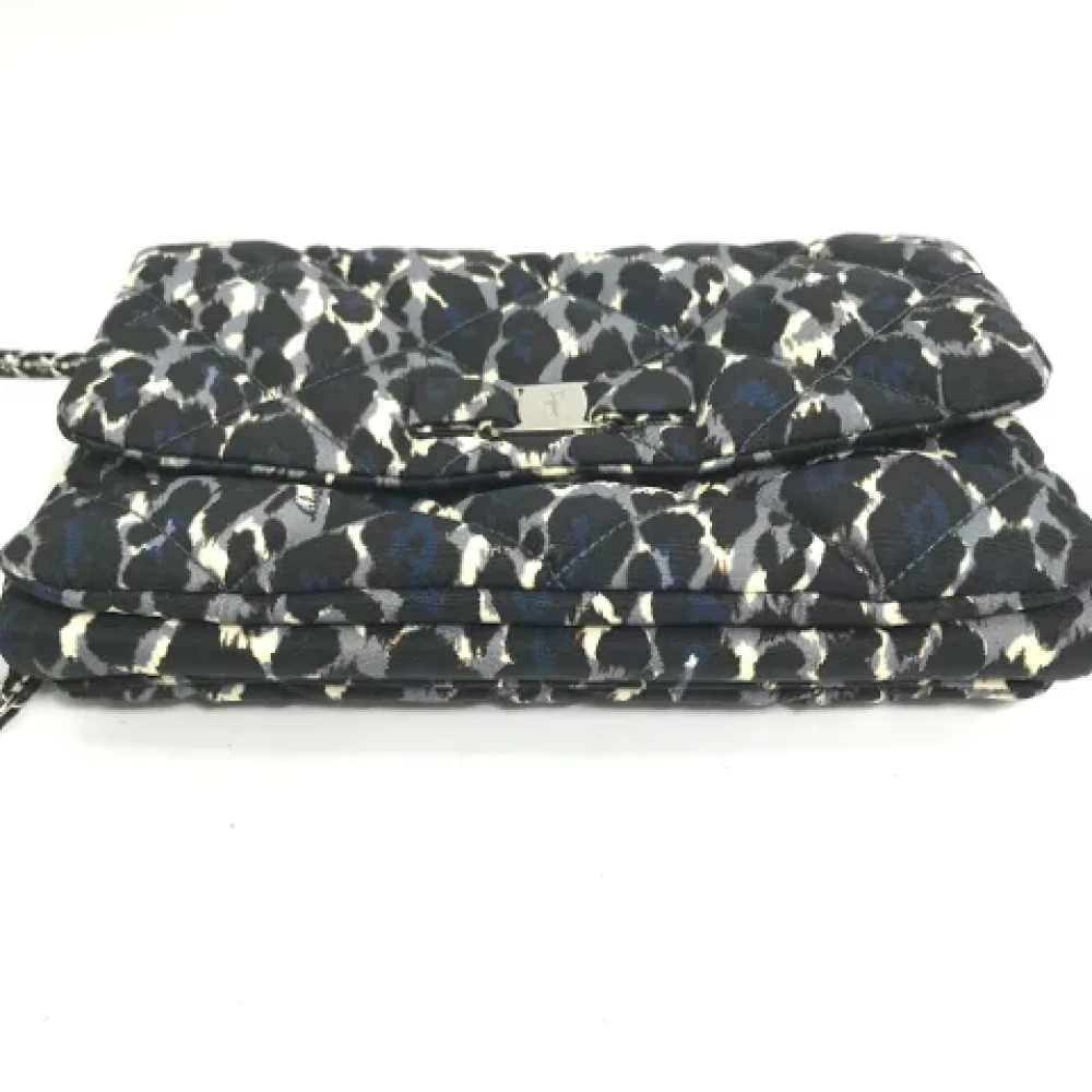 Salvatore Ferragamo Pre-owned Fabric shoulder-bags Black Dames