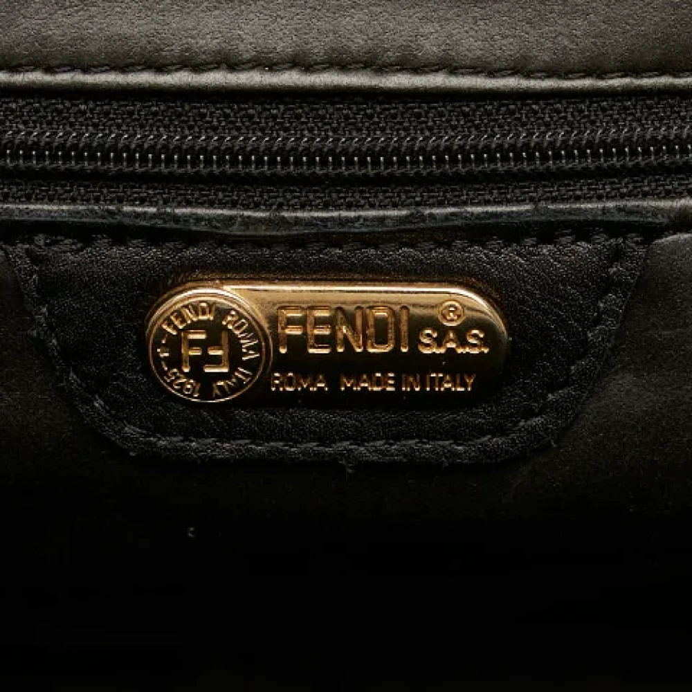 Fendi Vintage Pre-owned Leather fendi-bags Black Dames