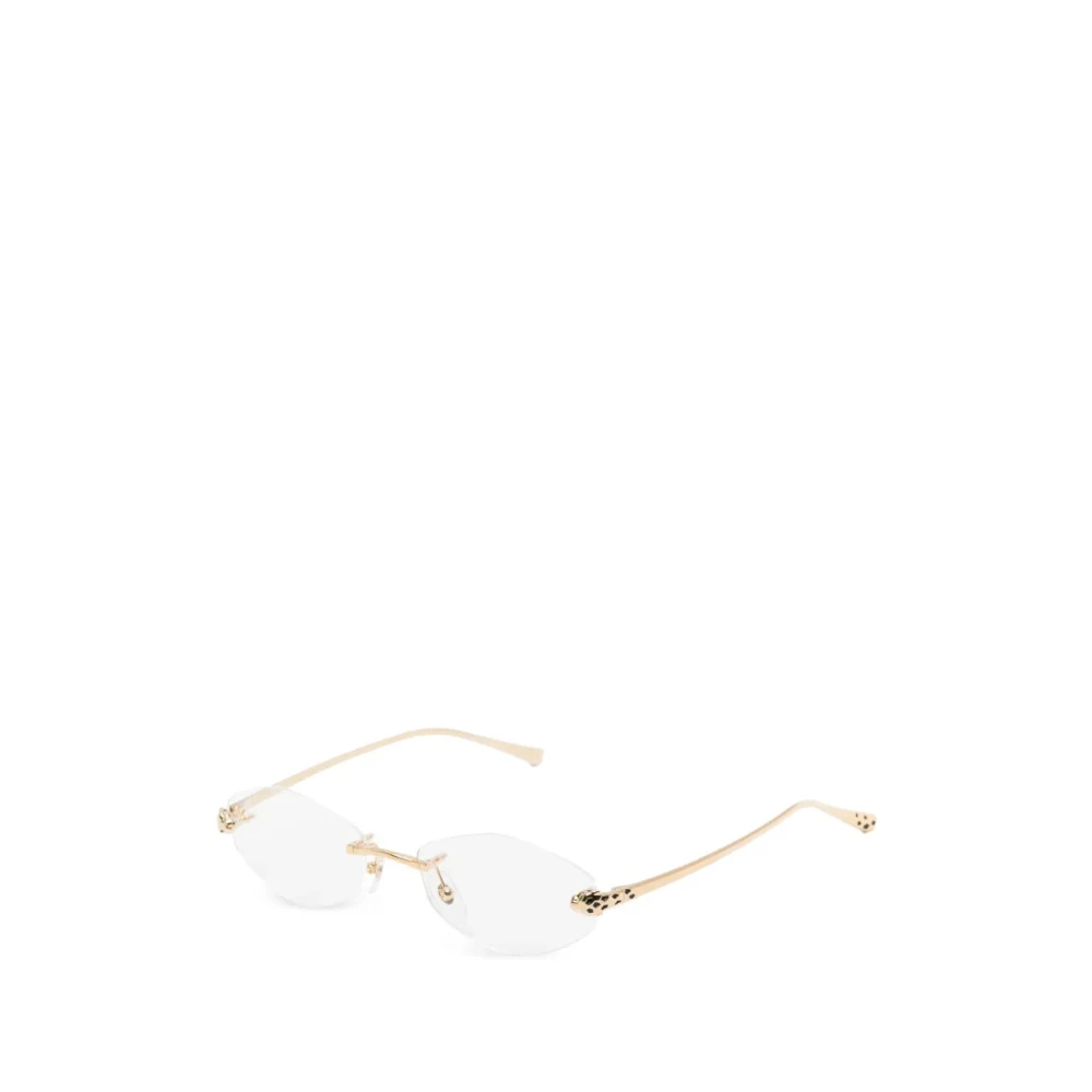 Cartier Women's Yellow Glasses, 56 Mm, Ct0637o Eyeglasses