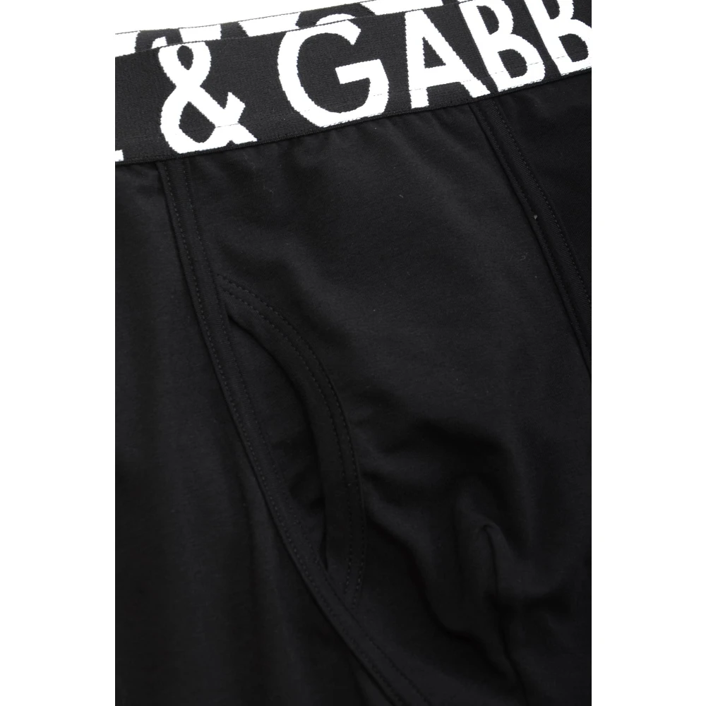 Dolce & Gabbana Heren Lange Boxershorts Black Heren
