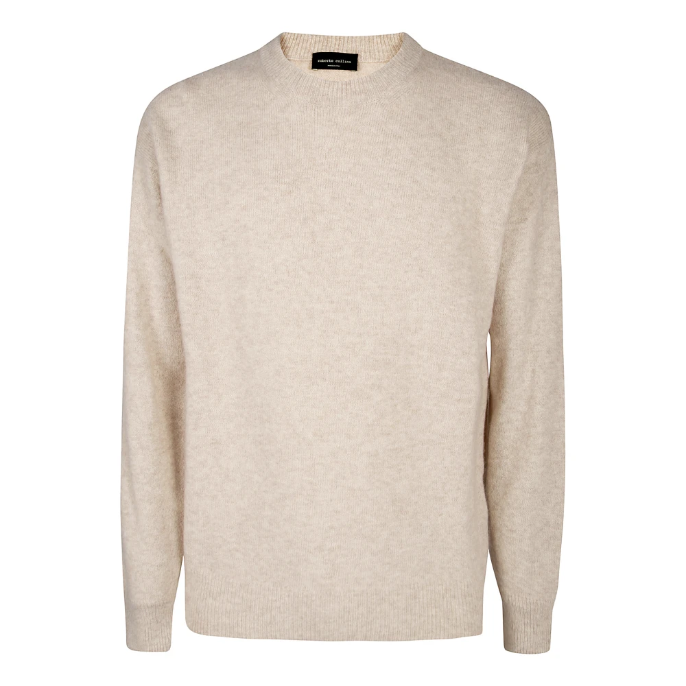 Roberto Collina Beige Sweaters voor Mannen Beige Heren