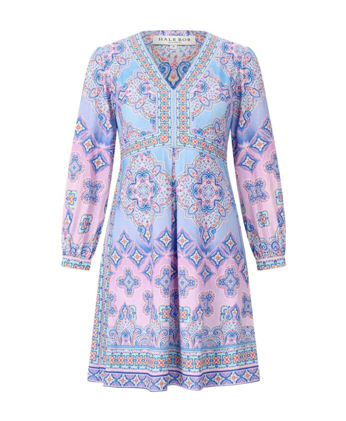 robe-midi-paisley-avec-col-en-v