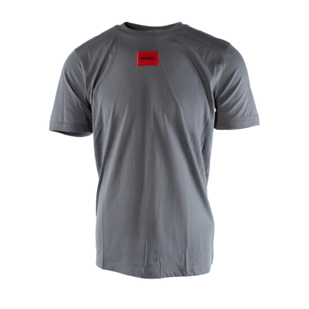 Hugo Boss Heren Grijs T-shirt 100% Katoen Gray Heren