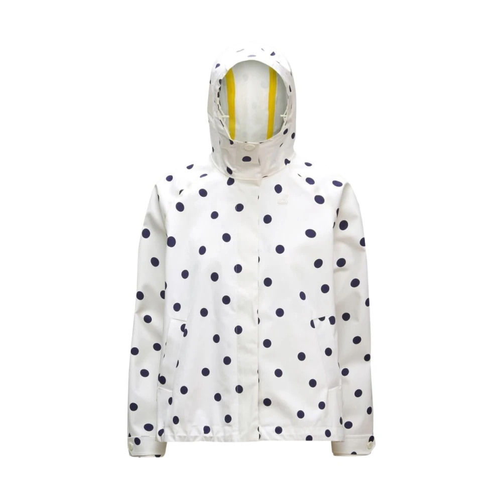 K-way Polyester Puffer en Parka Jassen White Dames