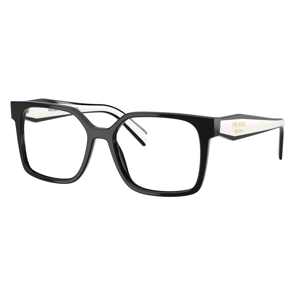 Prada Unisex Zwart Pr B03v Eyeglasses Frame