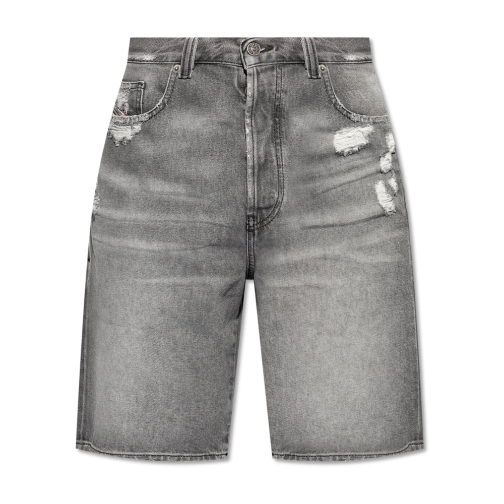 Diesel Denim Shorts `Regular-Short` Gray Heren