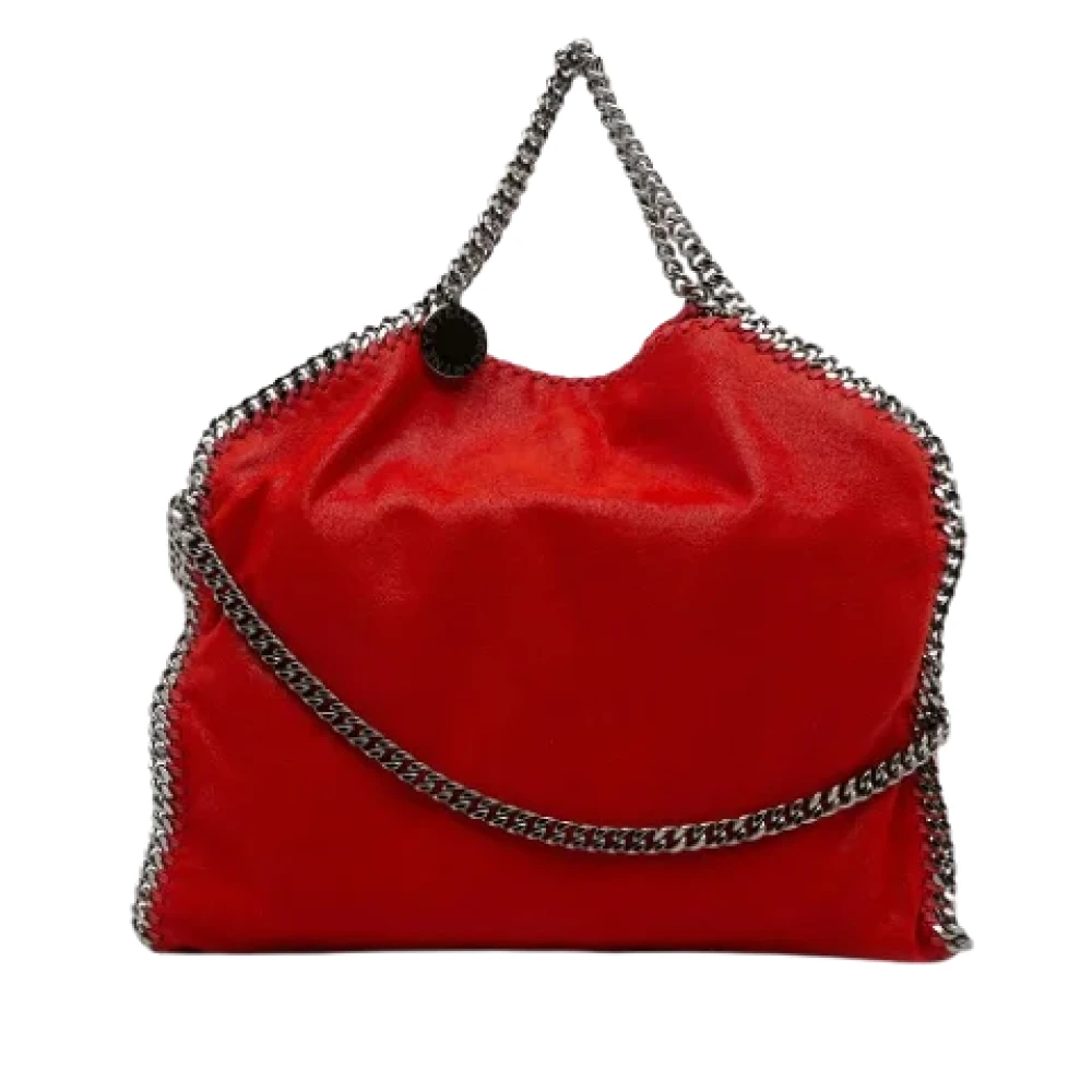Stella McCartney Pre-owned Polyester shoulder-bags Red Dames