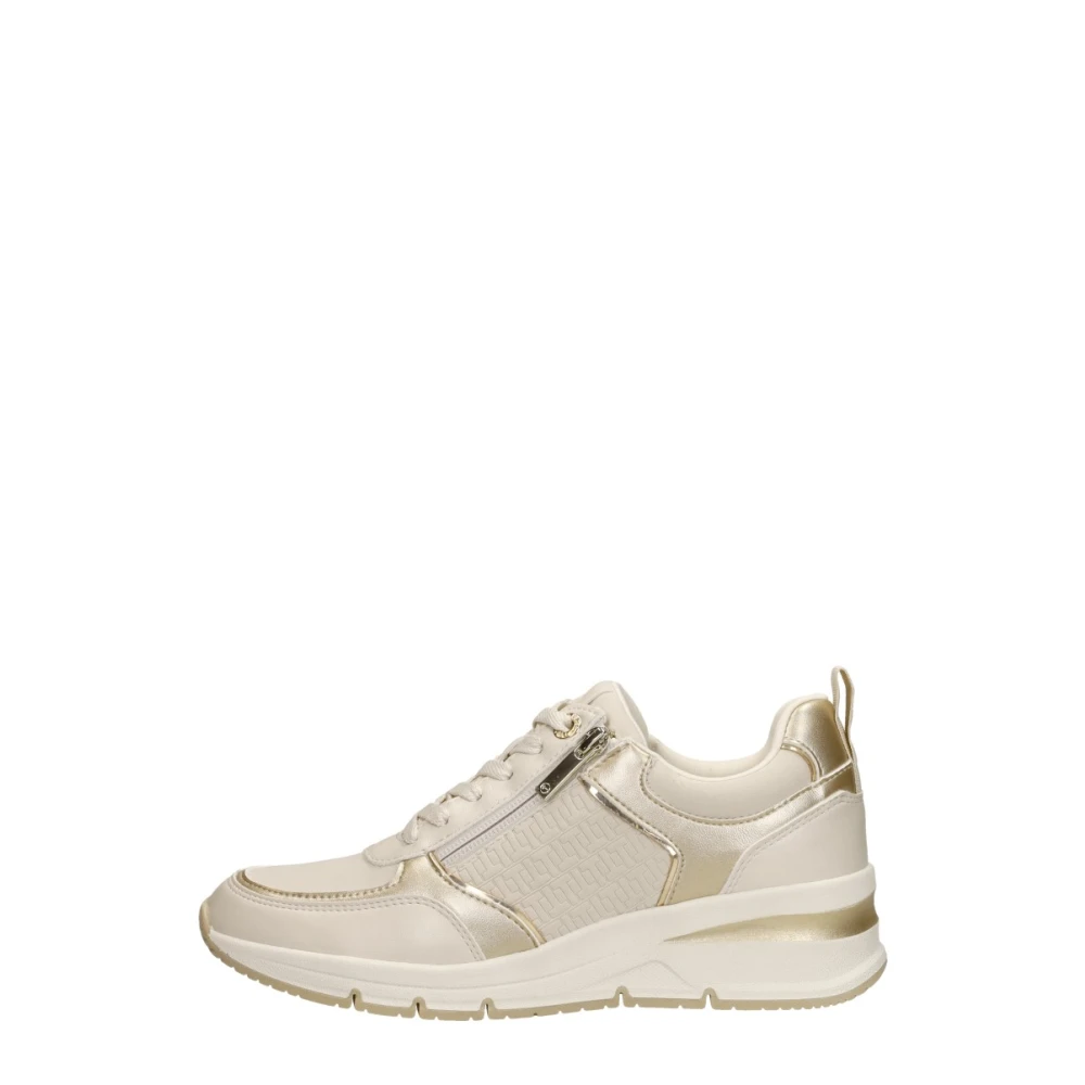 Tamaris Veterschoenen Laag Dames Schoenen Beige