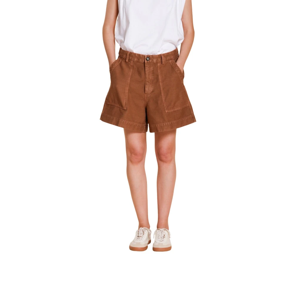 Mason's Donna Marrone Pantaloncini, Xl, New,