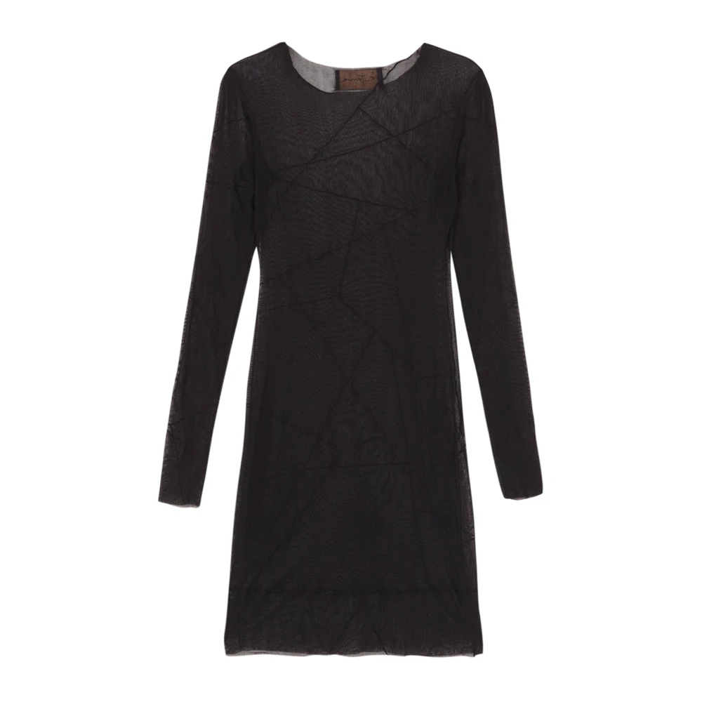 Cortana Zijden Tulp Top Black Dames
