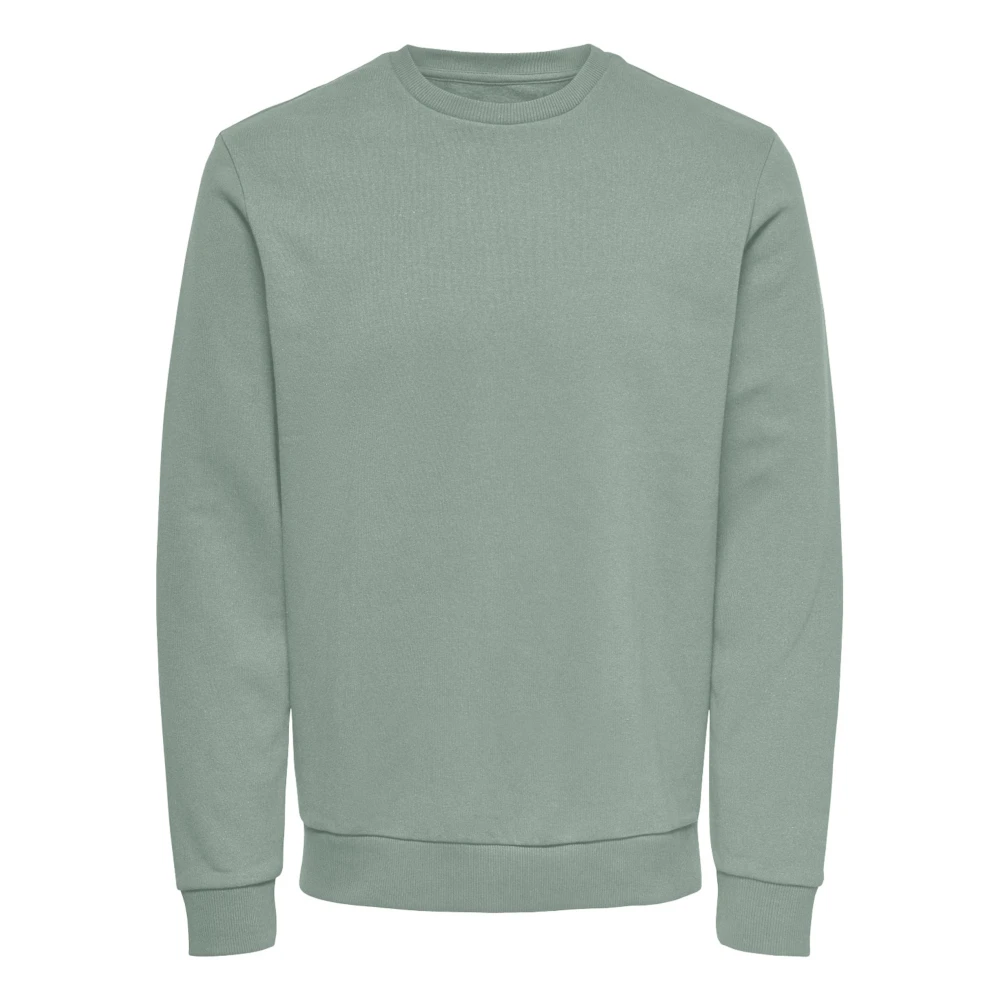 Only & Sons Ceres Sweatshirt Casual Comfort Mannen Green Heren