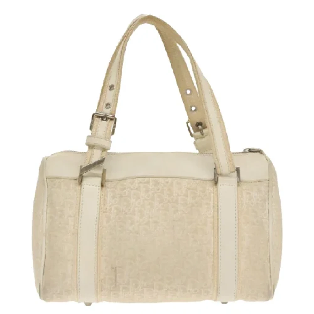 Dior Vintage Pre-owned Canvas dior-bags Beige Dames