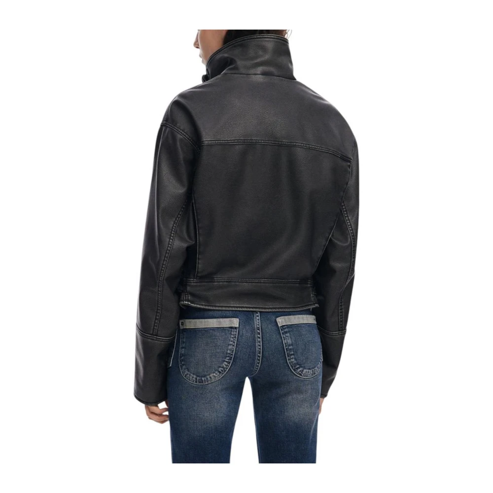 Desigual Polyester Lente Zomer Damesjassen Collectie Black Dames