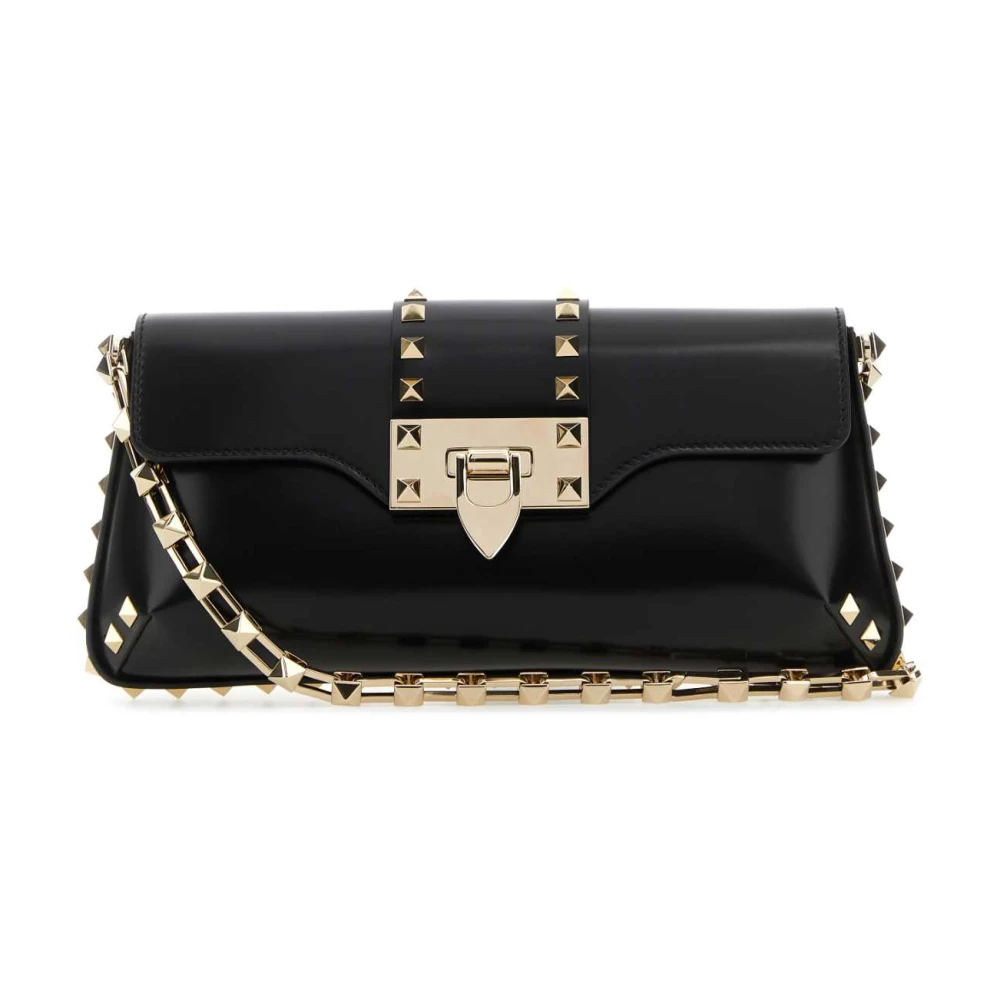 Valentino Garavani Women's Black Rockstud Shoulder Bag - Cross Body Bags - One Size - Bags